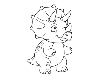 desenhos de dinossauros para colorir para imprimir e colorir - imagem 6